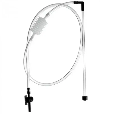 Сифон для переливания с трубкой, краном и помпой (Италия)