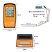 Термометр беспроводной с базой и 2 щупами -50°C/+300°C