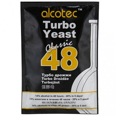 Турбо дрожжи спиртовые Alcotec 48 Classic Turbo