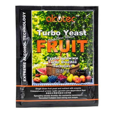 Турбо дріжджі для фруктів Alcotec Distillers Turbo Fruit спиртові