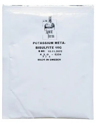 Метабисульфит калия Spirit Ferm (Potassium metabisulfite) 10g