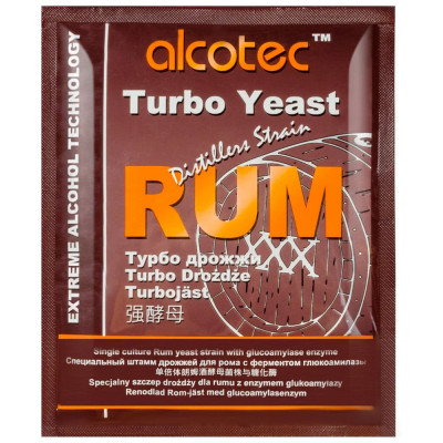 Турбо дріжджі для рому Alcotec Rum Turbo Yeast спиртові