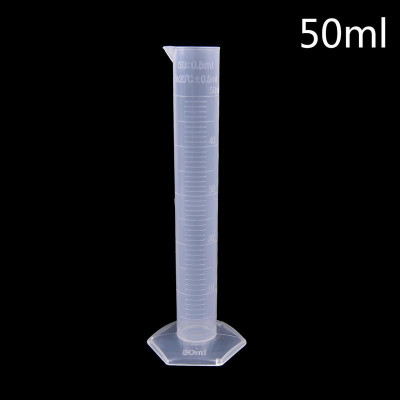 Цилиндр измерительный 50 мл (пластиковый) лабораторный