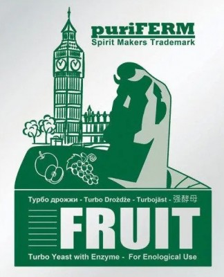 Турбо дрожжи для фруктов Puriferm FRUIT спиртовые