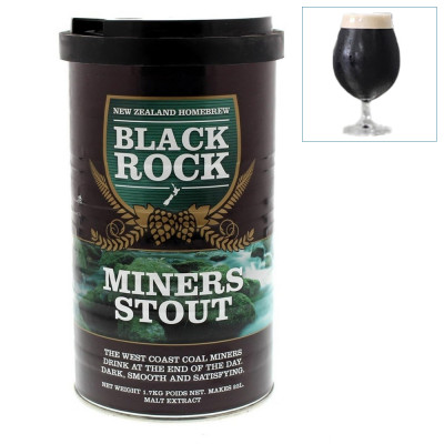Пивоварний екстракт Black Rock Miners Stout на 23 л