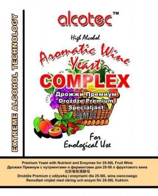 Винные дрожжи Alcotec Aromatic Wine COMPLEX сухие 