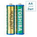 Батарейки Toshiba AA (R6), 2 шт 